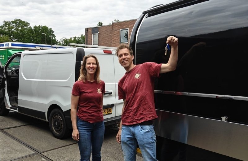 Onze nieuwe snackwagen!